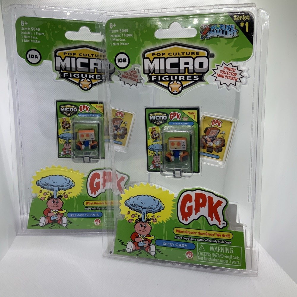 Worlds Smallest Pop Culture Micro Garbage Pail Kids Series‎ 1 Stevie & Gary